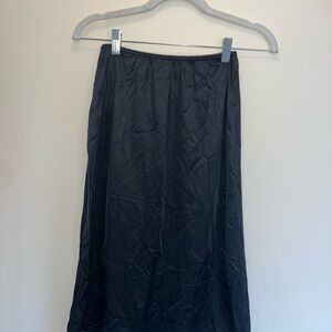 Black Women's Slip Skirt